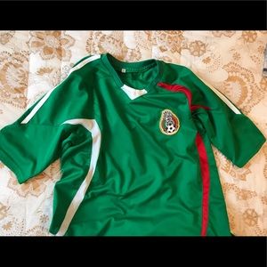 Futbol soccer jersey Mexico